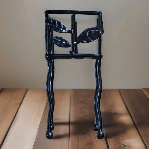 Metal and Glass Candle Holder - Picture 2 of 5